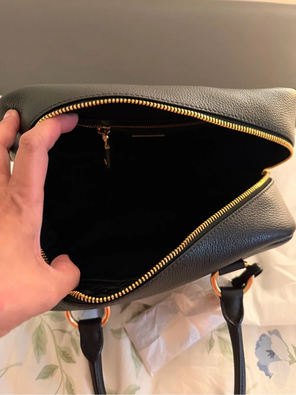 Prada black saffiano